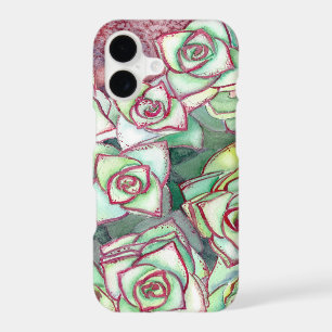 Succulent stacked crassula case for any iPhone