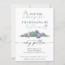 Succulent Wedding Invite Collection