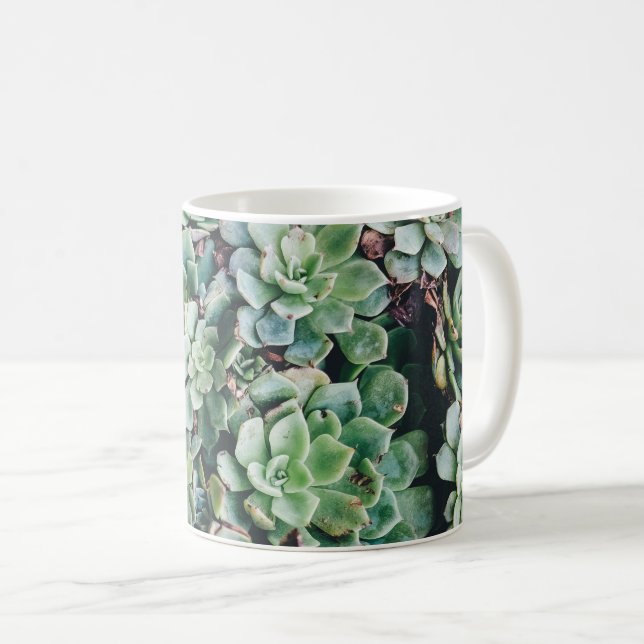 Succulents 2 coffee mug (Front Right)
