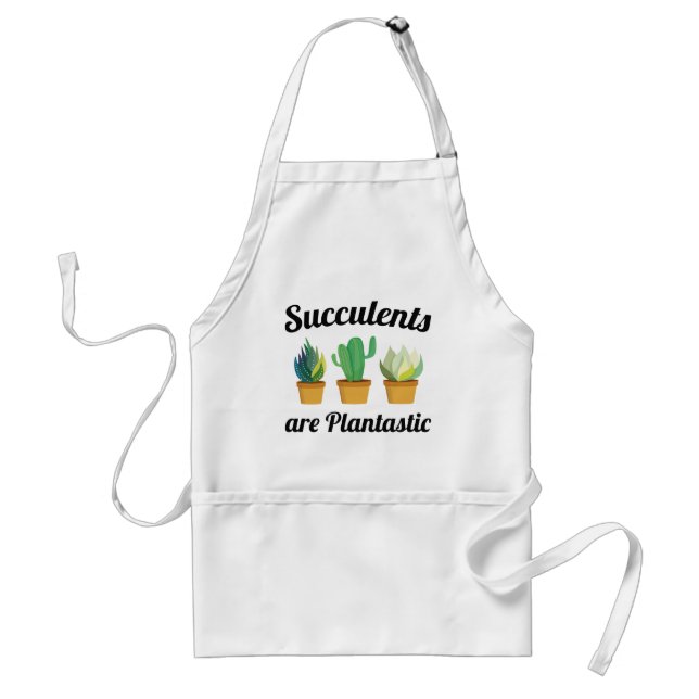 Succulents Are Plantastic Standard Apron (Front)