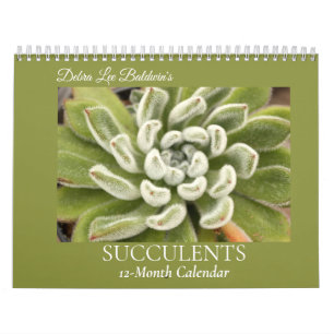 Succulents by Debra Lee Baldwin #4 Calendar