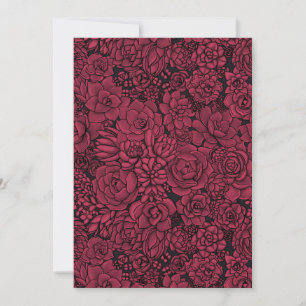 Succulents in Viva Magenta- Colour of the Year 202