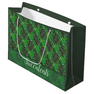 Succulents Large Gift Bag