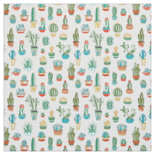 Succulents Pattern Fabric