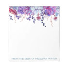 Succulents Personalised Notepad - From the Desk Of