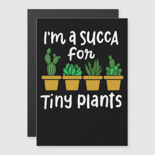 Succulents Tiny Plants Magnetic Invitation