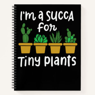 Succulents Tiny Plants Notebook
