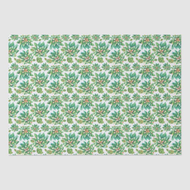 Succulents Tissue Paper (Front)