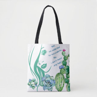 Succulents Tote Bag