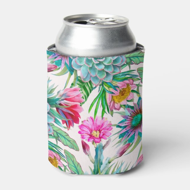 Succulents tropical garden can cooler (Can Front)