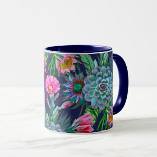 Succulents Tropical Garden Mug