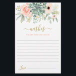 Succulents Wishes for the Bride card<br><div class="desc">Succulents wishes for the bride and groom card</div>