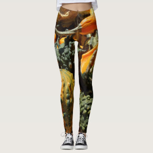 Such "Gourdgeous" fall colour on fun Leggings