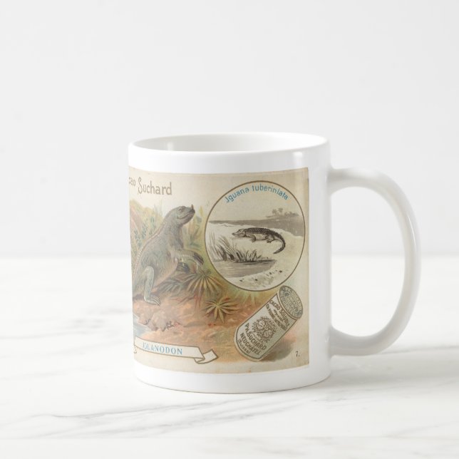 suchard iguanodon 1895 card coffee mug (Right)