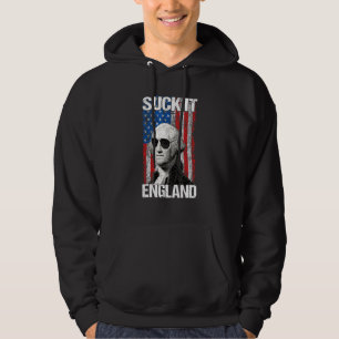 Suck It England 4th Of July - George Washington 12 Hoodie