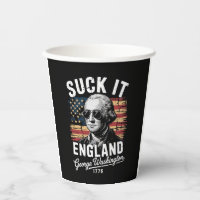 Suck It England 4th of July George Washington 1776