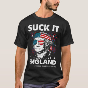 Suck-it England Funny 4th July Shirt George-washin