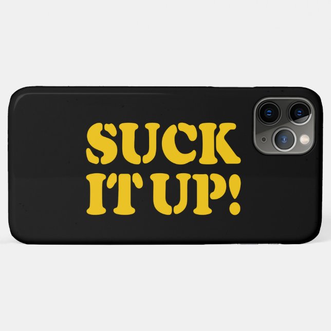 SUCK IT UP! Case-Mate iPhone CASE (Back (Horizontal))