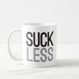 Suck Less Succeed More Quote Mug