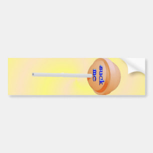 Suck Me Lollipop Bumper Sticker