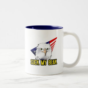 Suck My Beak Two-Tone Coffee Mug
