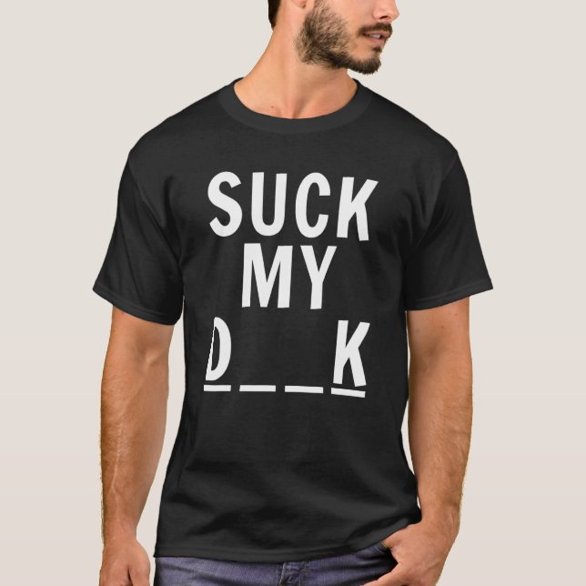 Suck My D K  Hang Man T-Shirt (Front)