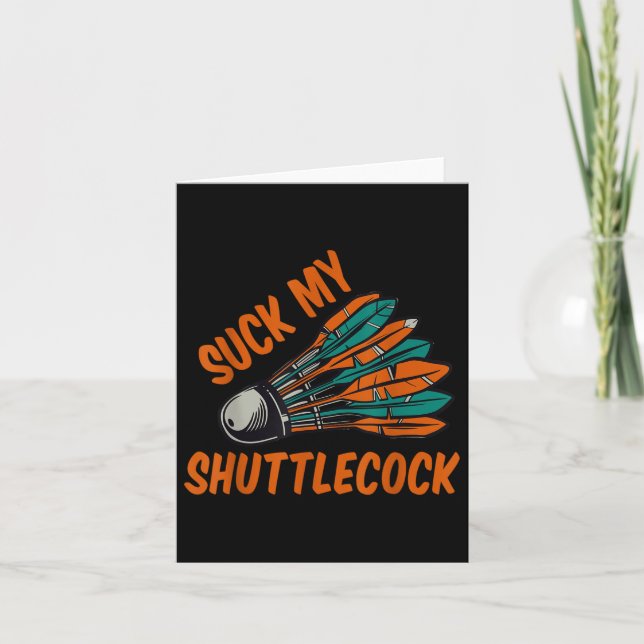 Suck My Shuttle -  Card (Front)