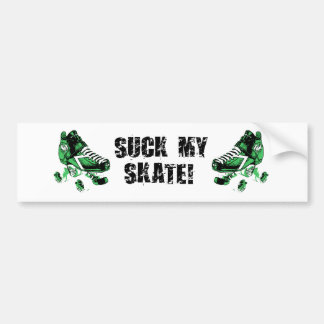 suck my skate bumper sticker