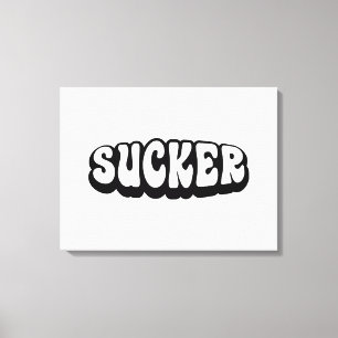 SUCKER CANVAS PRINT
