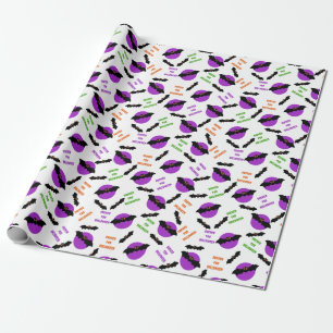 Sucker for Halloween wrapping paper