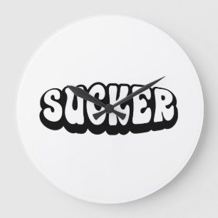 SUCKER LARGE CLOCK