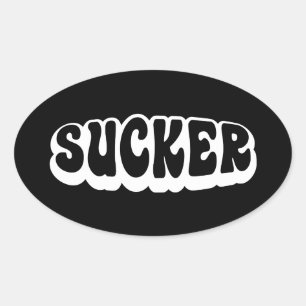 SUCKER OVAL STICKER