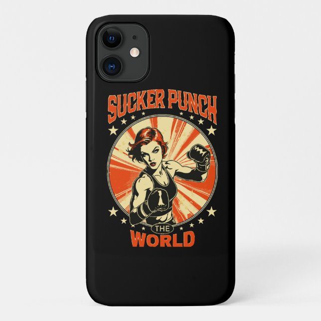 Sucker Punch the World Case-Mate iPhone Case (Back)
