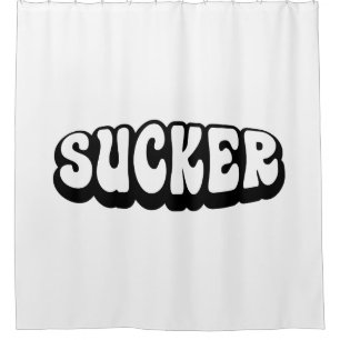 SUCKER SHOWER CURTAIN