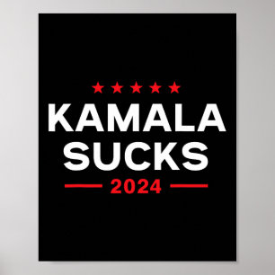 Sucks 2024 Anti Kamala Harris Poster