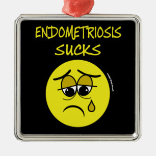 SUCKS...Endometriosis Metal Ornament