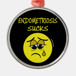 SUCKS...Endometriosis  Metal Ornament