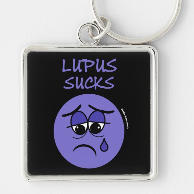 SUCKS...Lupus Key Ring (Front)