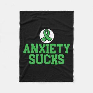 Sucks Mental Health Awareness Support End The Stig Fleece Blanket