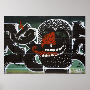 Sucks To Suffer From Persistent Rhinitis Graffiti Poster