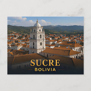 ✈️ Sucre Bolivia Travel Gift 🌎 Postcard