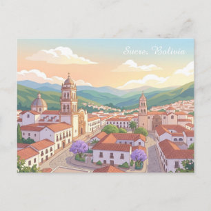 Sucre Bolivia Travel Souvenir Postcard