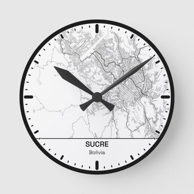 Sucre Clock City Line Art (Front)