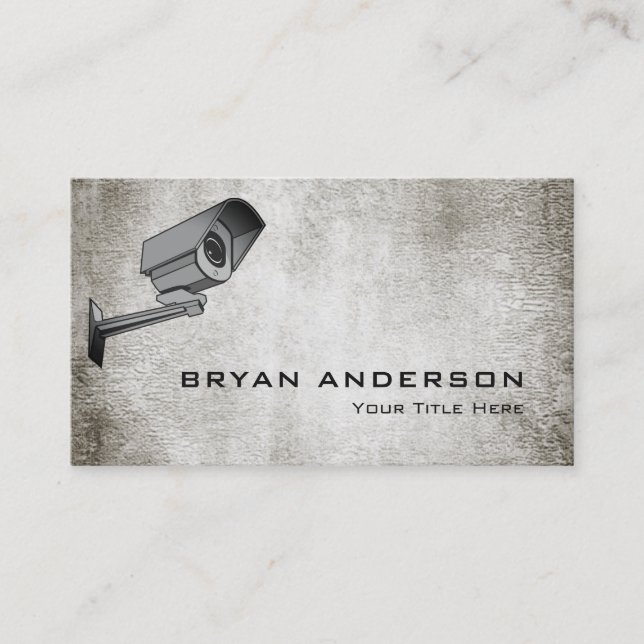Sucurity Camera Business Card (Front)