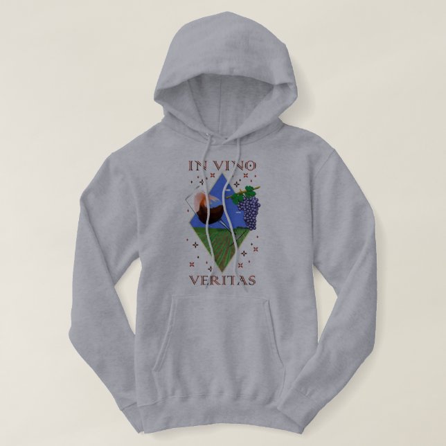 Sudadera In vino veritas Hoodie (Design Front)