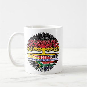Südafrika Südafrikanisch Deutsch Deutschland Baum Coffee Mug