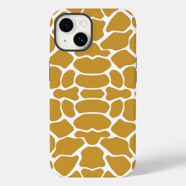 Sudan Brown Safari Giraffe Case-Mate iPhone Case (Back)