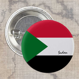 Sudan button, patriotic Sudanese Flag fashion 3 Cm Round Badge