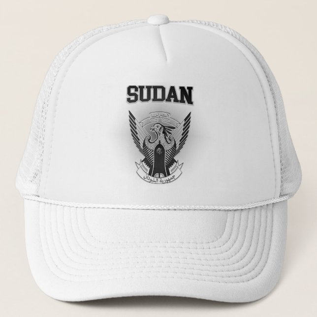 Sudan Coat of Arms Trucker Hat (Front)