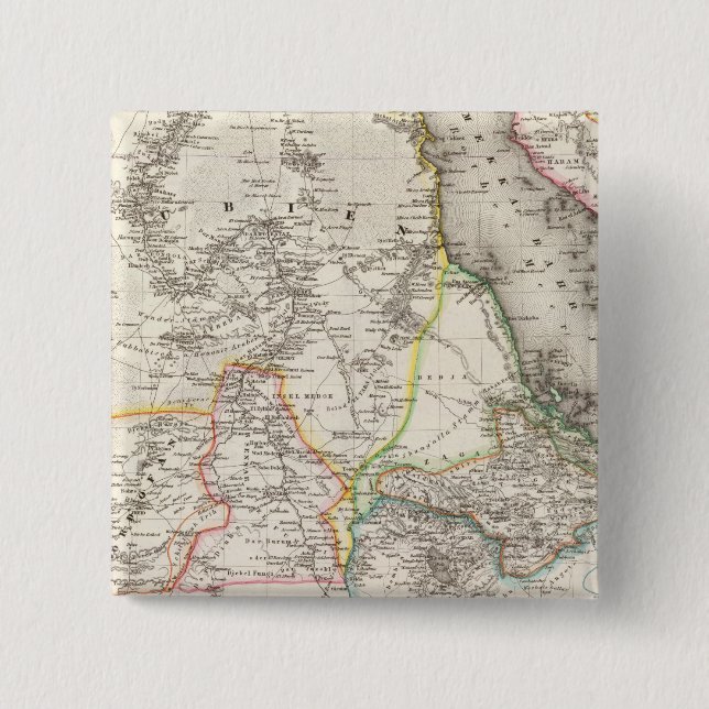 Sudan, Ethiopia 15 Cm Square Badge (Front)